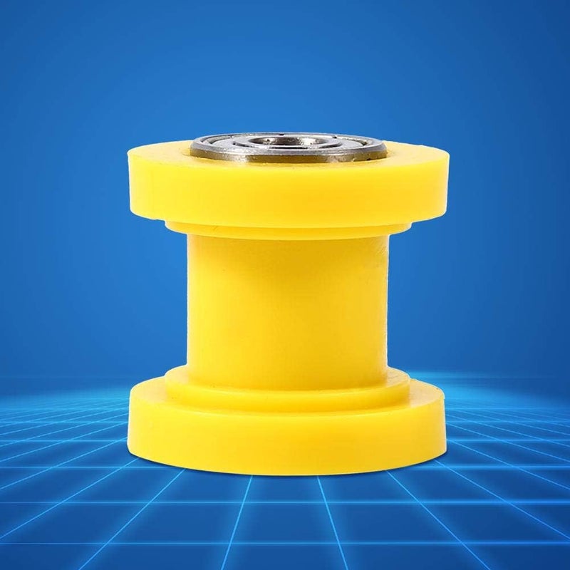 woobles 8mm Drive Chain Roller, Chain Roller Tensioner Guide Wheel Chinese Dirtbike Pit Bike(Yellow) Yellow - Image 3