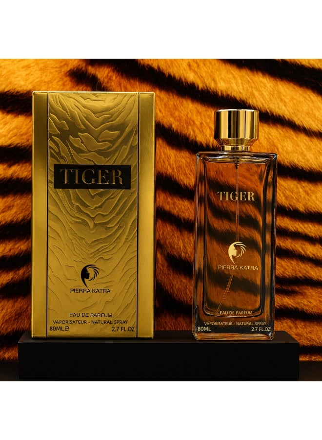 بييرا كاترا عطر تايجر للجنسين من بيري كاترا او دي بارفان 80 مل - Image 1