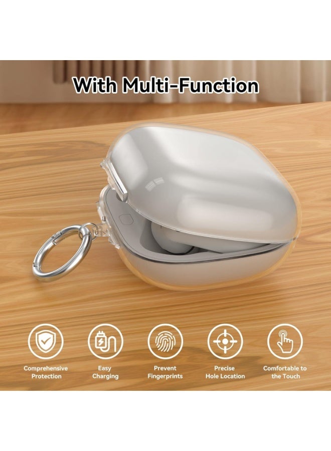 Transparent Case for beats Powerbeats Pro 2, Soft Cover with Carabiner Cleaning Kit  - Image 4