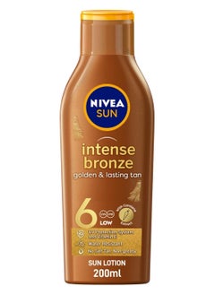 Nivea NIVEA SUN Tanning Lotion, Carotenne, Vitamine E, SPF 6, 200ml  - Image 1