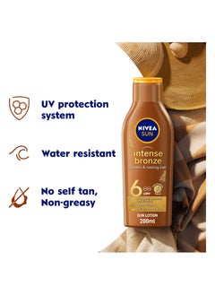 Nivea NIVEA SUN Tanning Lotion, Carotenne, Vitamine E, SPF 6, 200ml  - Image 3