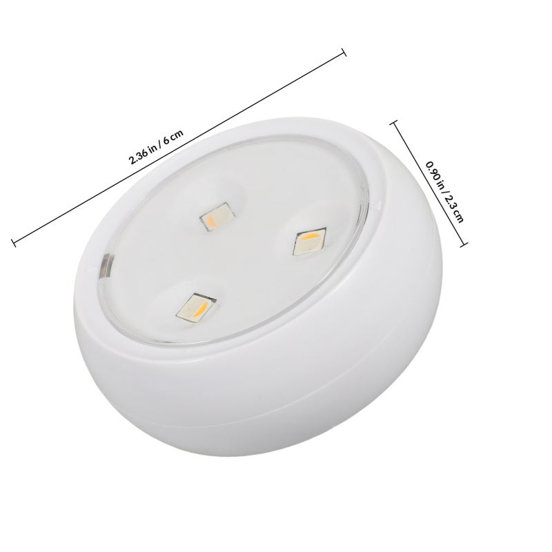 1 Set of Closet Light Under Cabinet Lamp Pressing Lamp Night Lamp for Kitchen - Image 2