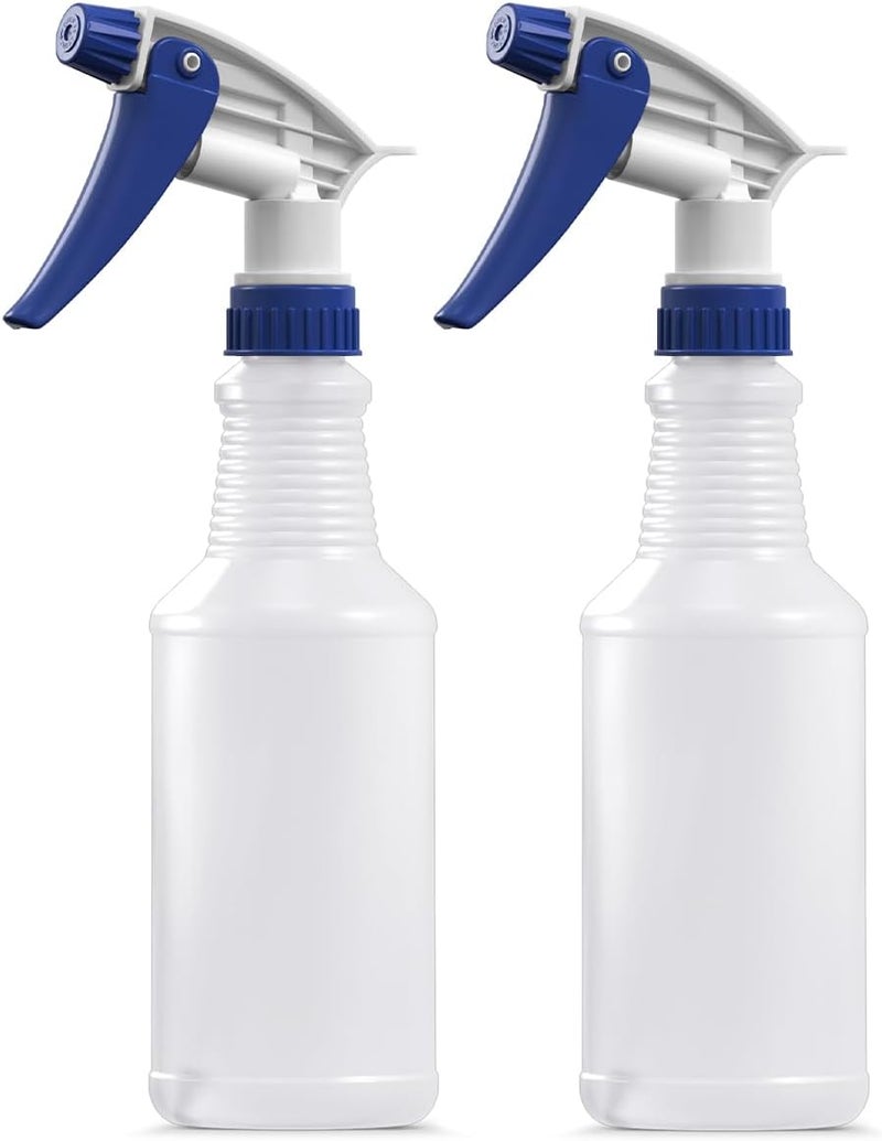 Bar5F Set of 2 Premium Empty 16 oz Spray Bottles, NBR Gasket - Superior Hydrocarbon Resistance - Ideal for Auto Detailing & Industrial Cleaning - Image 1