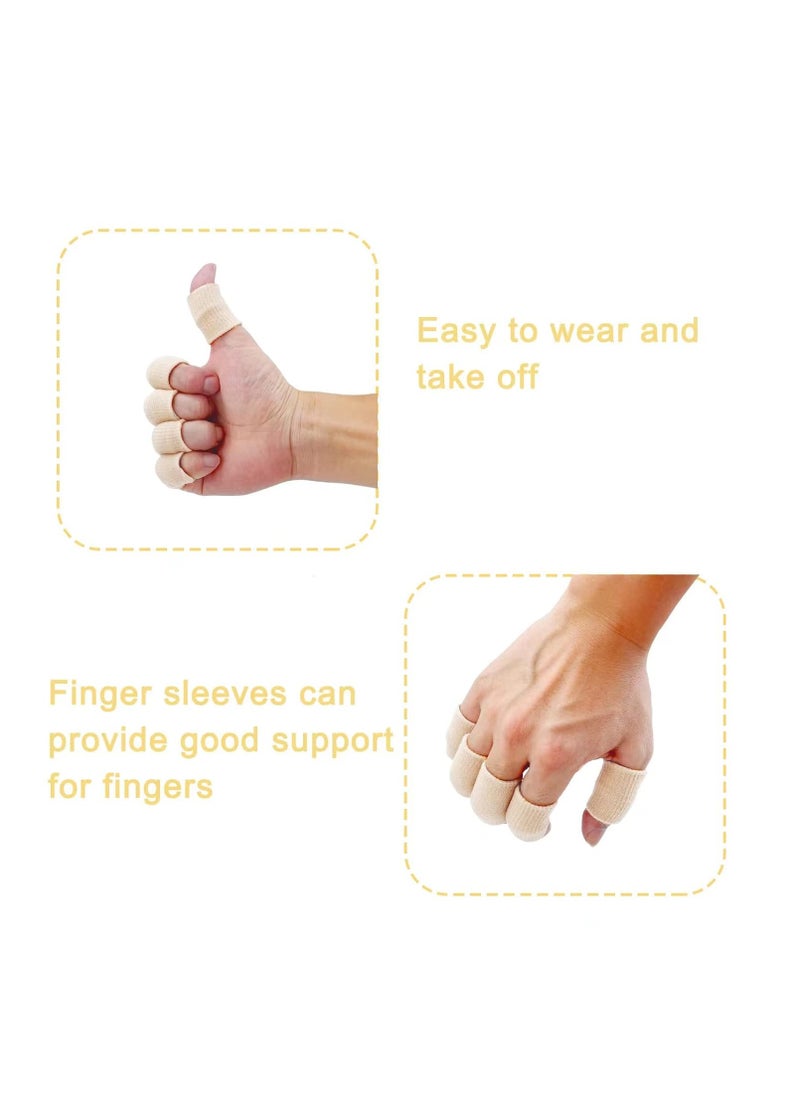 Finger Sleeves, Thumb Splint Brace For Finger Support, Breathable Elastic Finger tape, Compression pression Protector For Reliving Pain, Triggger Finger, Compression Aid For Sports, 10PCS (Beige) - pzsku/Z8687A0C6D0F32C9C4CFEZ/45/_/1717226727/254bf4cc-11b0-48ae-9859-f9b0f404f1e5