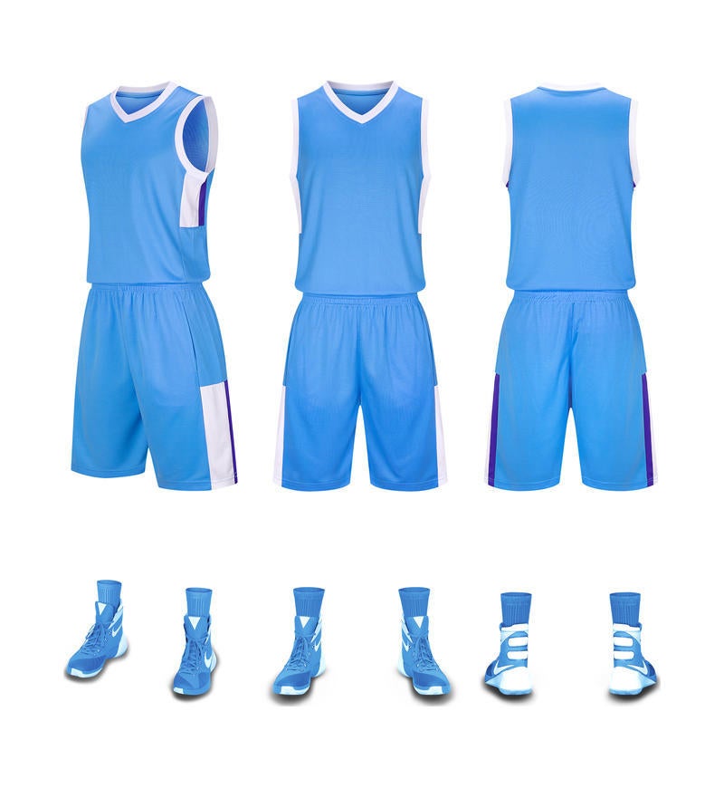 New Basketball Uniform Set For Kidsren, Men'S And Women'S Competition Sports Quick-Drying Team Uniforms, Toddler Training Camp Personalized Printed Jerseys - Image 1