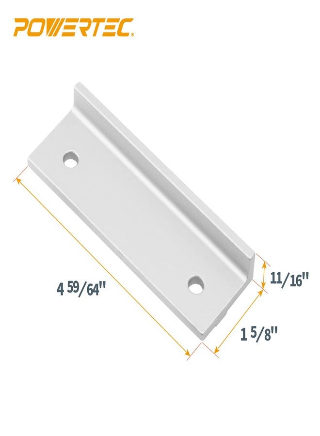 POWERTEC 71696 4-59/64" Universal Long Stop Kit, T Track Stop Block for T-Track Woodworking, Sanding, and Routing, 2PK - Image 4