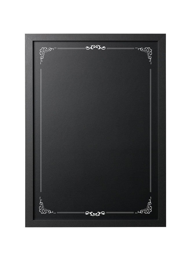 MasterVision Decorative Wallmount Chalkboard, Black Frame, 16 x 24 Inches (PM0331168) - Image 1