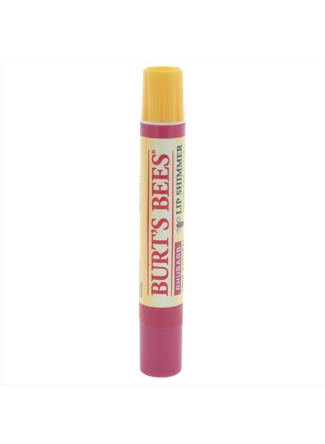 Burt's Bees Lip Shimmer - Rhubarb - 0.09 oz
