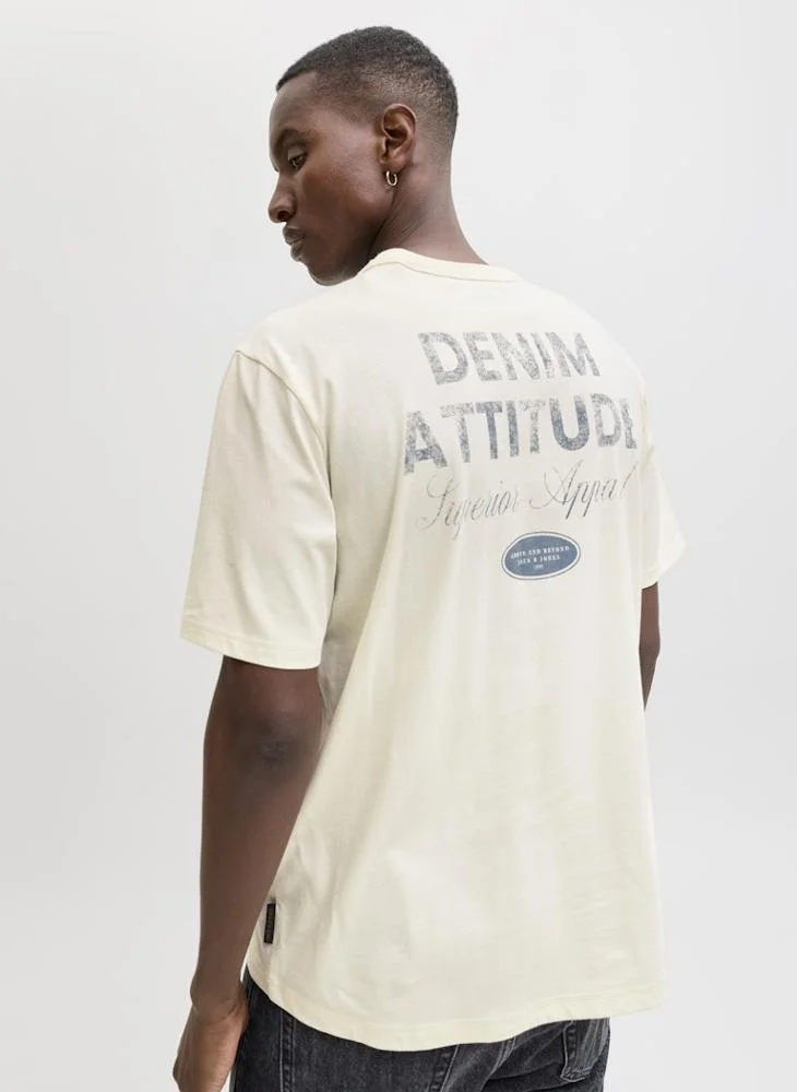 JACK & JONES Graphic Crew Neck T-Shirt