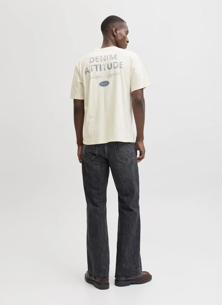 JACK & JONES  Graphic Crew Neck T-Shirt for Men | Best Price UAE