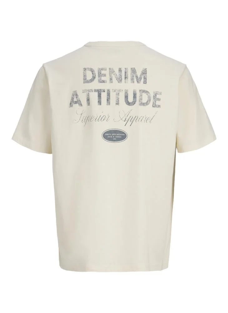 JACK & JONES  Graphic Crew Neck T-Shirt for Men | Best Price UAE