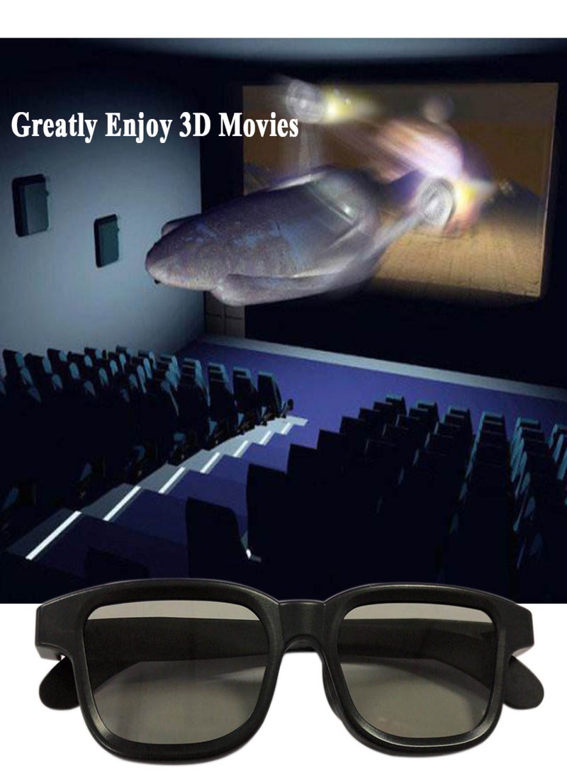 G90 Passive 3D Glasses Polarized Lenses for Cinema Lightweight Portable for Watching Movies - Image 2