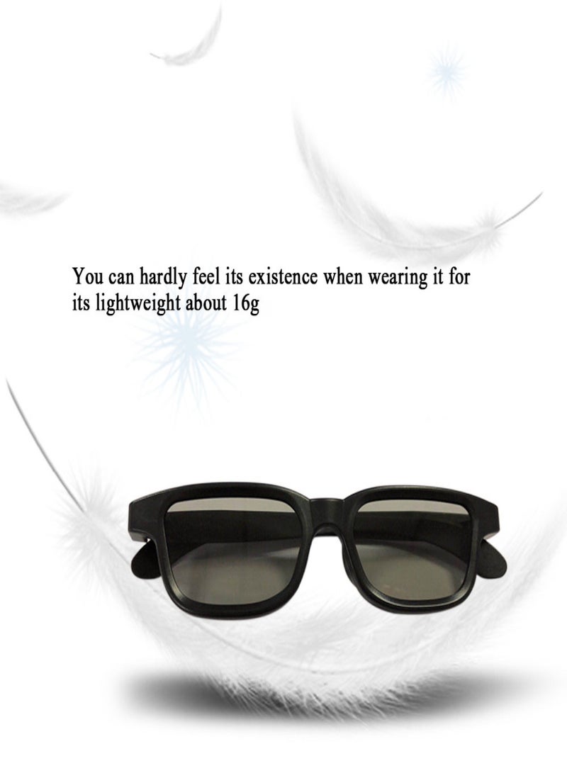 G90 Passive 3D Glasses Polarized Lenses for Cinema Lightweight Portable for Watching Movies - Image 3