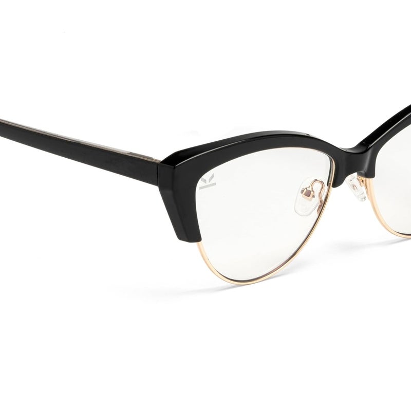 PERKEY Store PERKEY Cat Eye Blue Light Cut Computer Glasses For Eye Protection | Women | UV Protected - OPTL0014 - Image 5