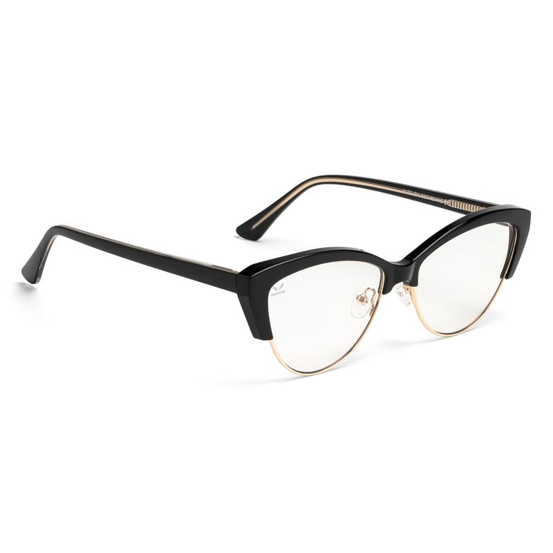 PERKEY Store PERKEY Cat Eye Blue Light Cut Computer Glasses For Eye Protection | Women | UV Protected - OPTL0014 - Image 1