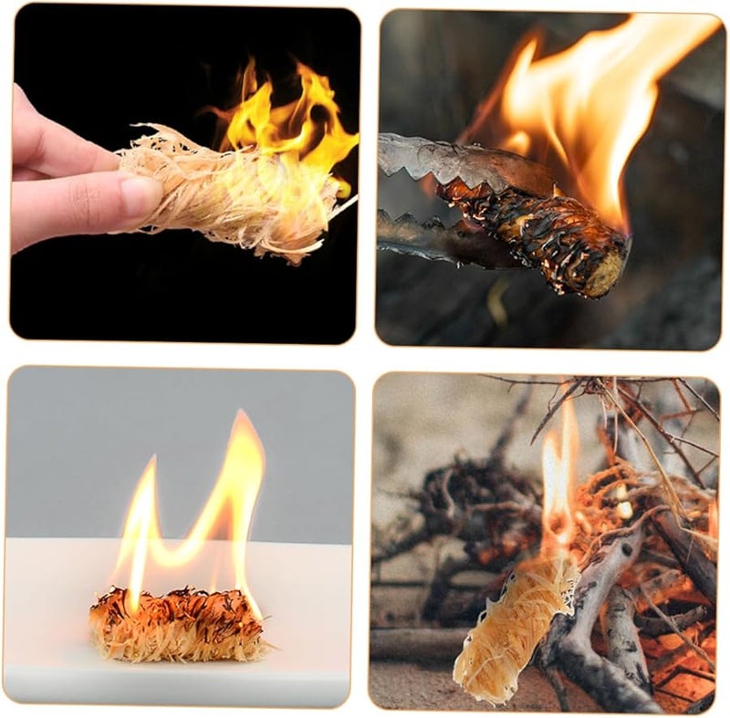 32 Pack Fire Starter Sticks Compact Portable for Camping Hiking Barbecues - Image 5