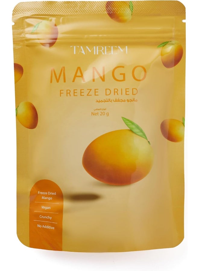 Tamreem Mango Freeze Dried Fruit Vegan Snacks 20g - Image 1