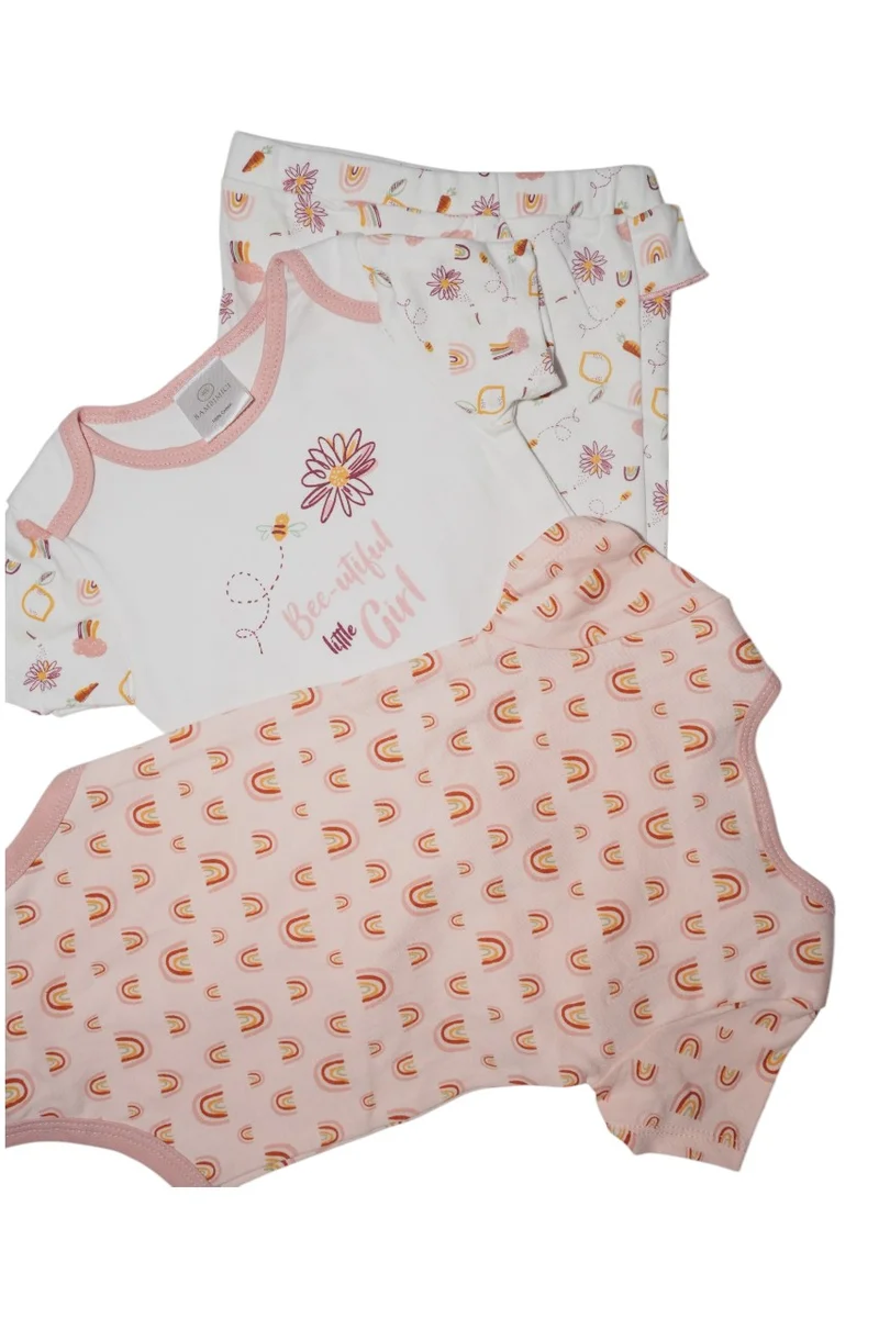 Bambimici Bambimici Sugar & Spice Sweetheart Baby Bodysuit