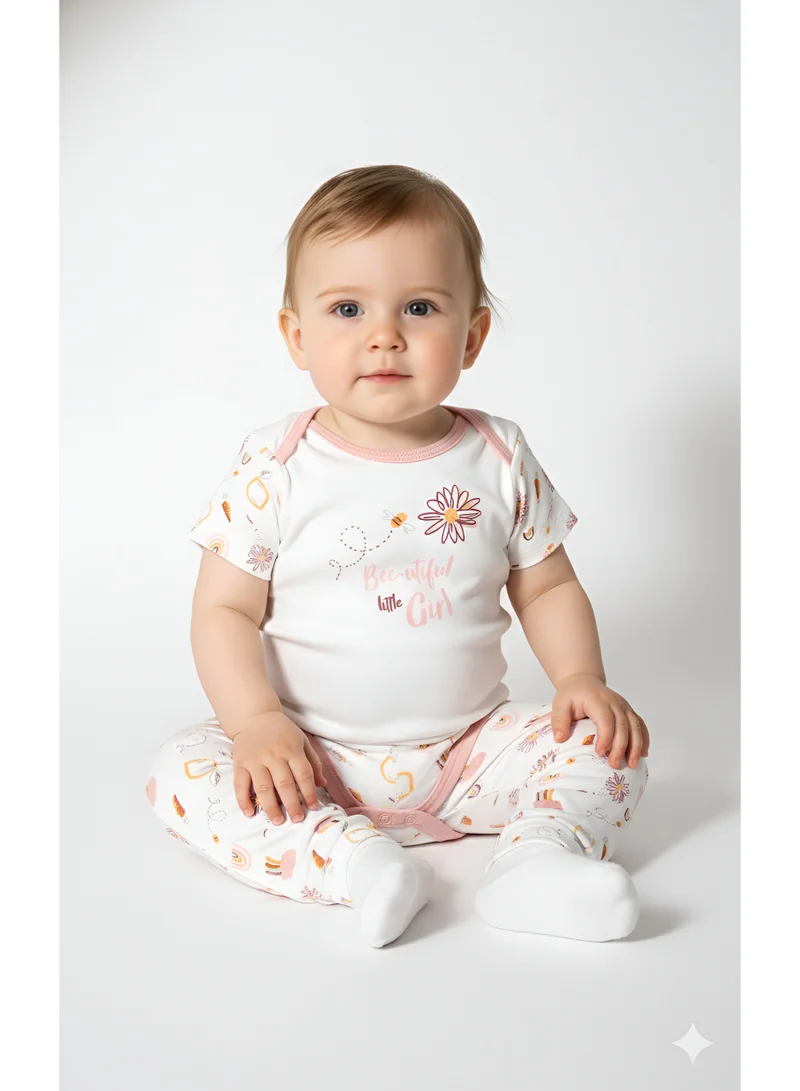 Bambimici Bambimici Sugar & Spice Sweetheart Baby Bodysuit