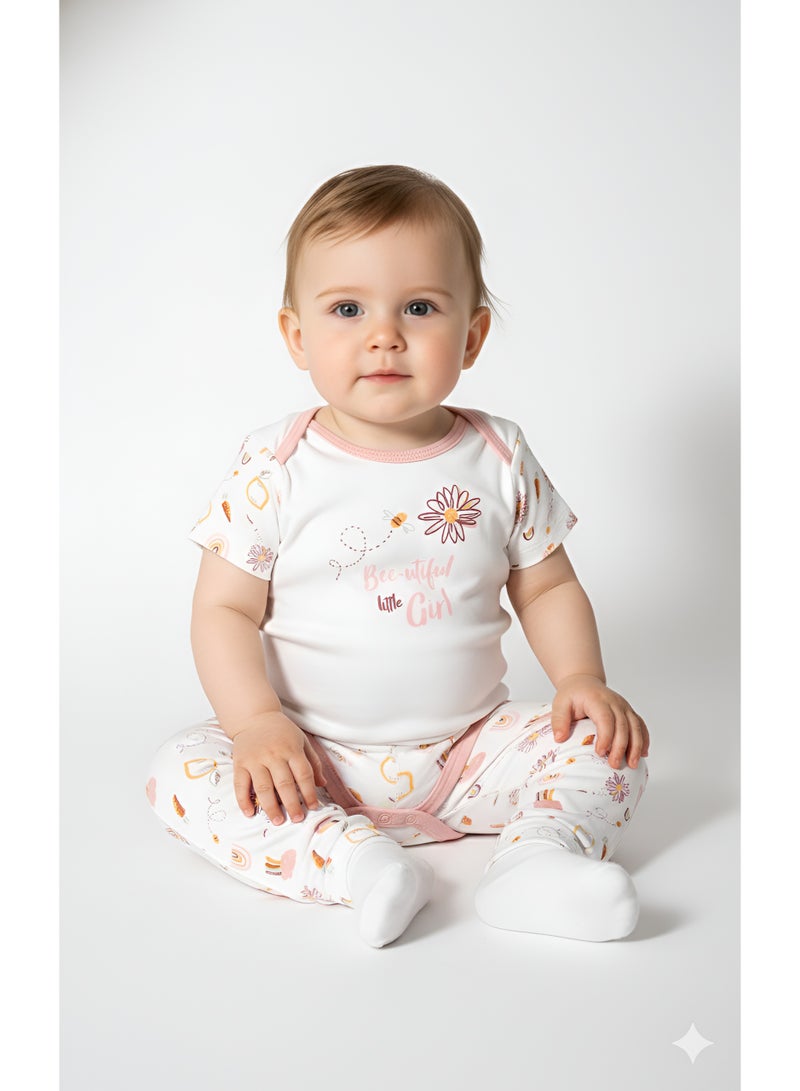 Bambimici Sugar & Spice Sweetheart Baby Bodysuit - Image 2