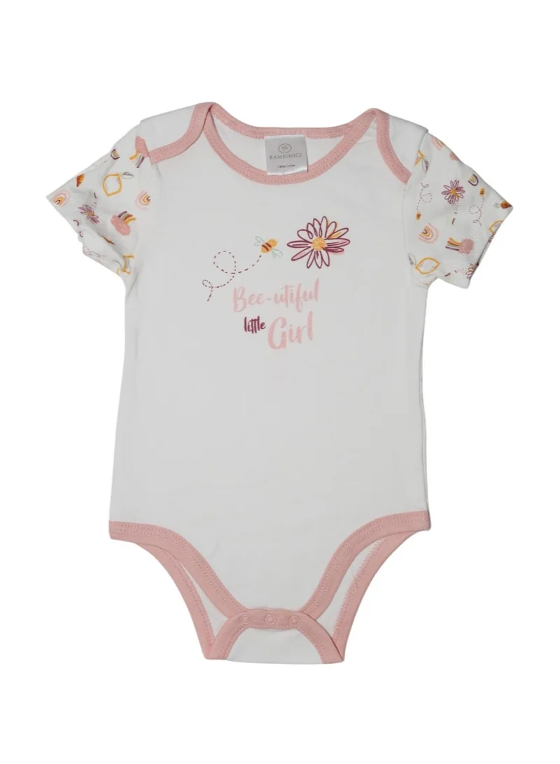 Bambimici Bambimici Sugar & Spice Sweetheart Baby Bodysuit