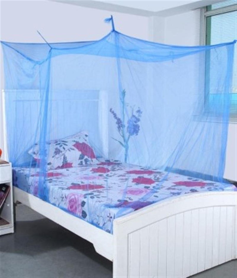 Ans Mosquito Net HDPE Quality for Single Bed 4 x 6.5 ft – Durable Bed Net with Bottom Border & Multiple Hooks, Breathable & Washable Mosquito Protection Net - Image 3