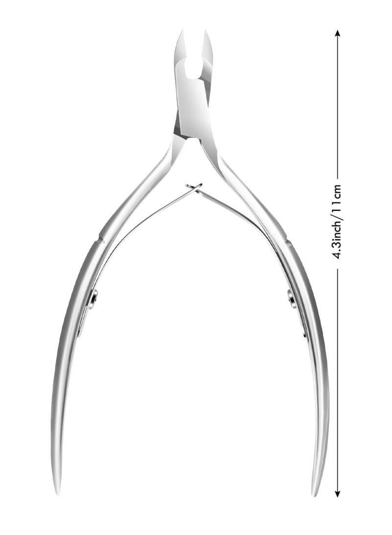 Bukela Cuticle Trimmer Cuticle Nippers, Durable Cuticle Cutter, Salon Toe Nail Cuticle Clippers, Stainless Steel Cuticle Remover Cuticle Scissor, Pedicure Manicure Tools for Fingernails and Toenails - Image 2