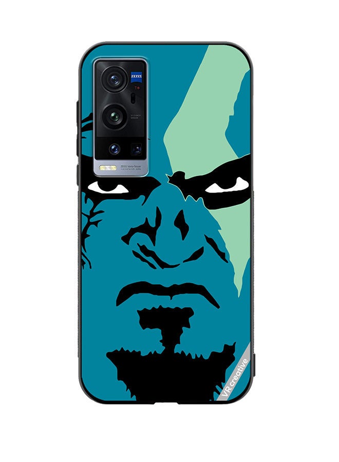 VR CREATIVE Protective Case Cover For Vivo X60 Pro Plus Face God Of War Design Multicolour - Image 1