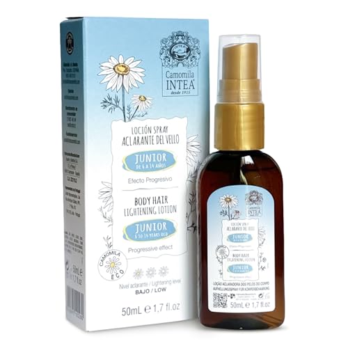Intea Camomila Intea Junior Body Hair Lightener for Kids - Bottle Spray with Natural Chamomile Extract - Paraben and Ammonia FREE – 1.7 oz (50 ml) - Image 3