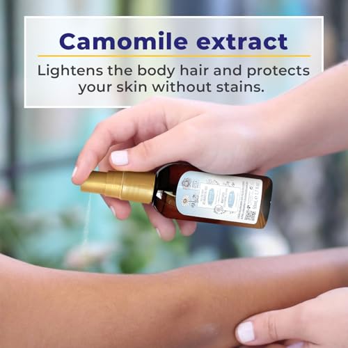 Intea Camomila Intea Junior Body Hair Lightener for Kids - Bottle Spray with Natural Chamomile Extract - Paraben and Ammonia FREE – 1.7 oz (50 ml) - Image 5