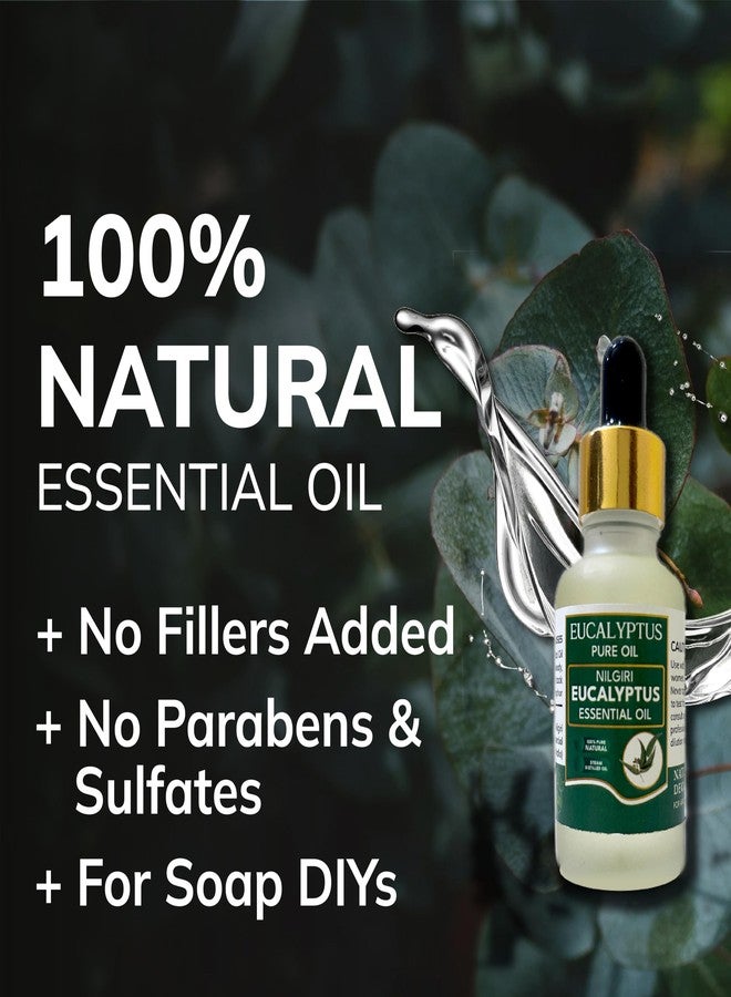 Eucalyptus Essential Oil - 100% Pure & Natural | Headache Relief Thailam | Natural Essential Oil | 30ml - Image 3