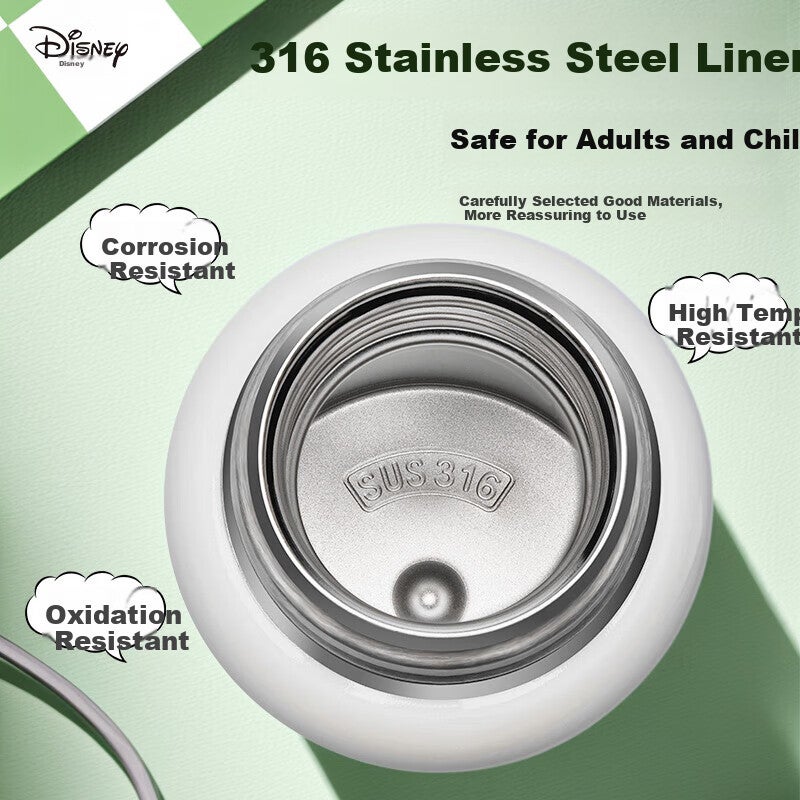 Disney Children's Insulated Cup with Straw, 316 Stainless Steel Large Capacity Water Bottle, Portable Specialized Cup for Boys And Girls, Elementary School Students - Image 5