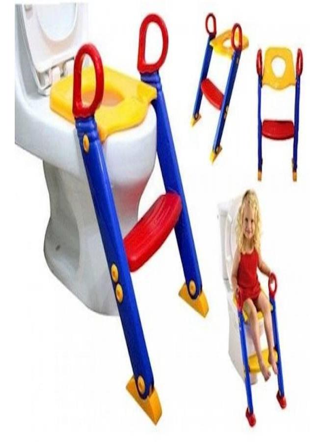 Home Station مقعد مرحاض للأطفال قابل للطي بألوان متعددة - Image 4