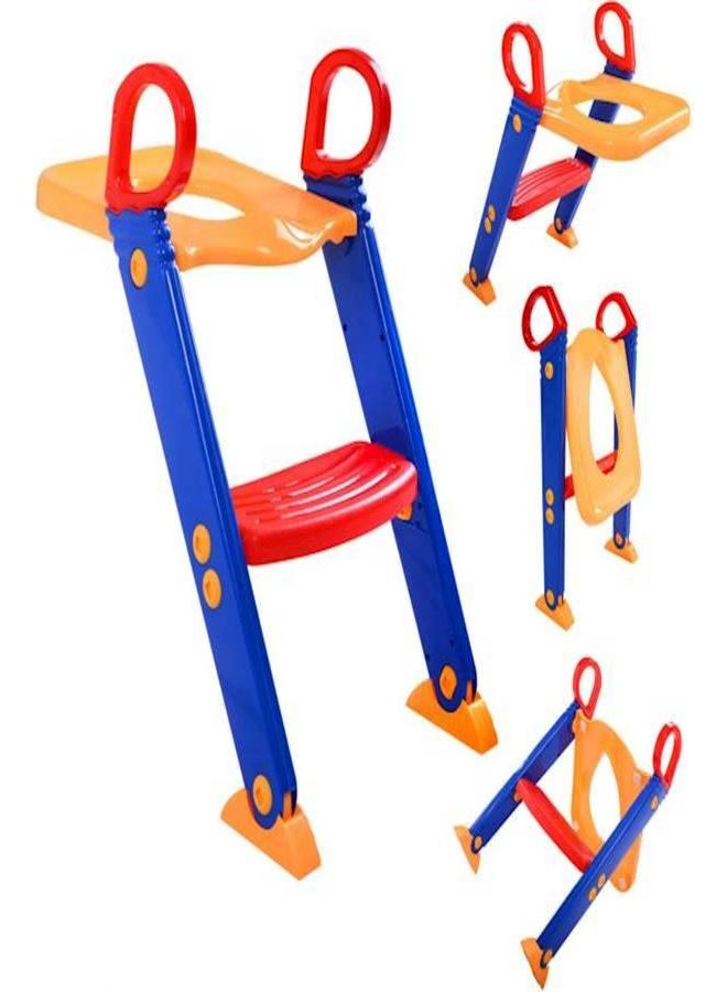 Home Station مقعد مرحاض للأطفال قابل للطي بألوان متعددة - Image 2