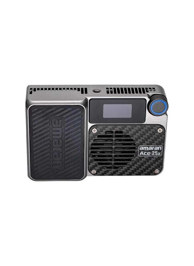 Aputure Aputure Amaran Ace 25x Bi-Color LED Light - Kits, 32W On-Camera Video Light, 2700K-6500K, 6320 Lux @ 0.5m, USB-C Fast Charging, Magnetic Mount, 9 Lighting Effects, Wireless amaran App Control - Sliver  - Image 3