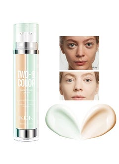 Double Tubule Color Correcting Facial Primers, B-B Creams and Isolation Creams in One, Neutralizes Uneven Skin Tones and Redness, Invisibled Pore, Cover Acnes Marks, Oil Control Foundation