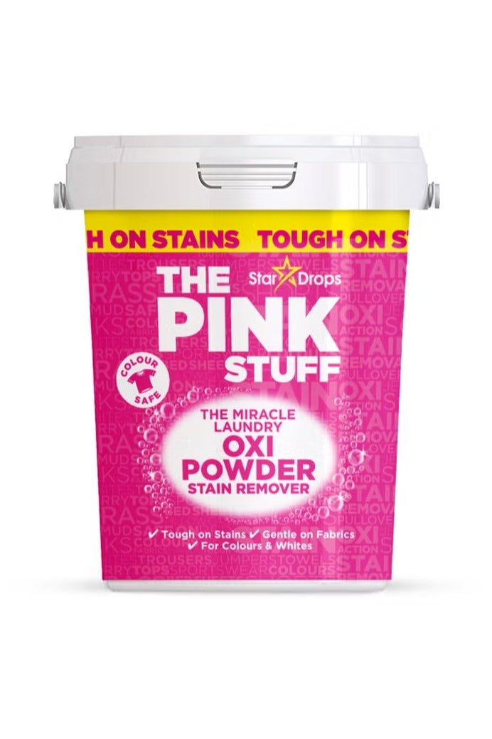 ذا بينك ستاف مسحوق الغسيل مزيل البقع أوكسي المنظف المعجزة للملابس الملونة 1 كجم - Image 1