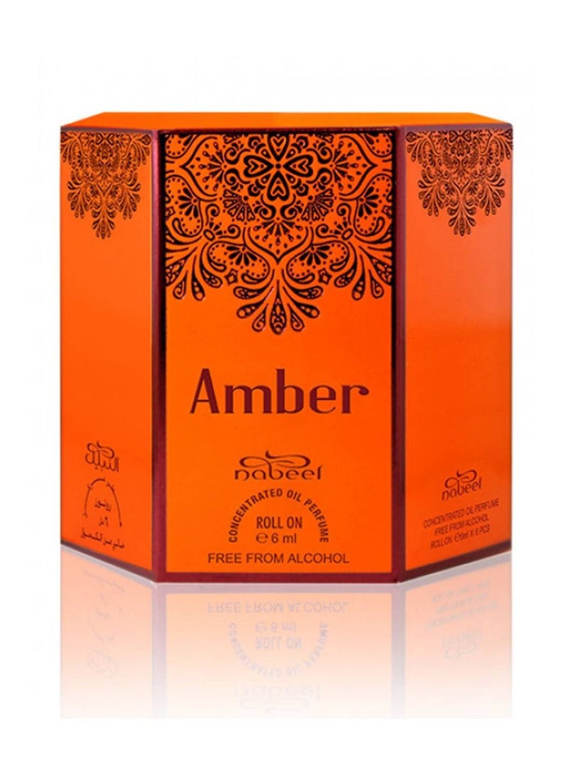 Nabeel Amber Alcohol-Free Roll On Oil Perfume 6 ML - Image 2