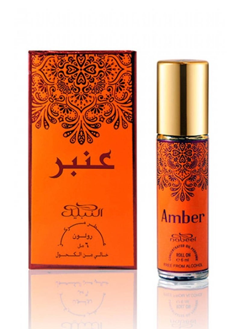 Nabeel Amber Alcohol-Free Roll On Oil Perfume 6 ML - Image 3