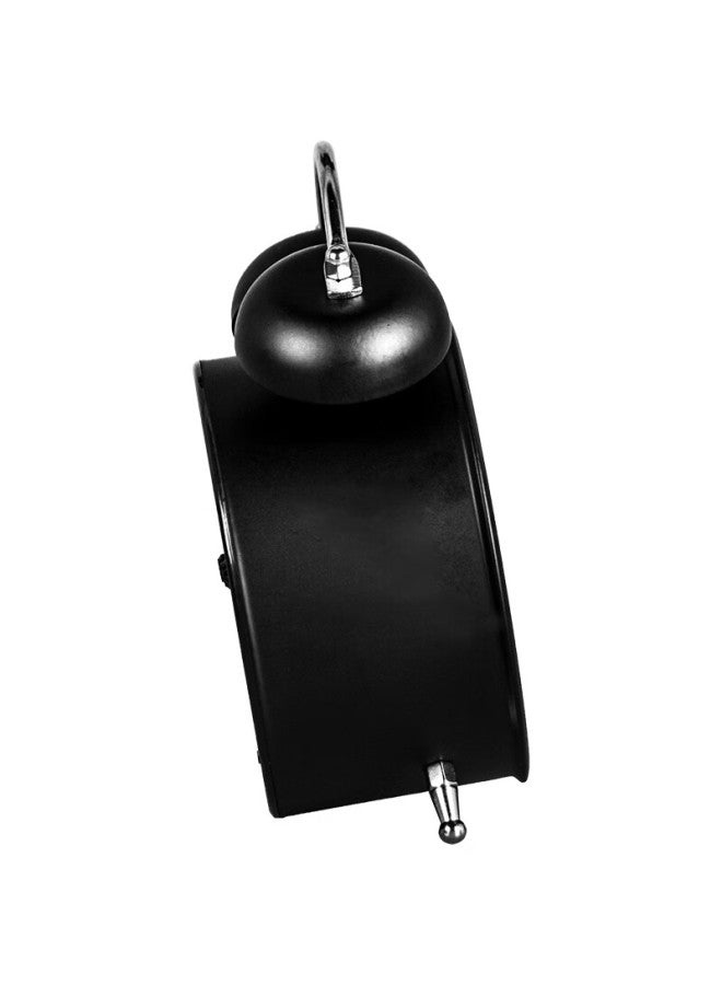 Hense Small Alarm Clock For Students, Wake-up Aid With Loud Ringtone, Bedside Desktop Silent Clock, Model Ha02d Black Back-to Seaso - Image 3