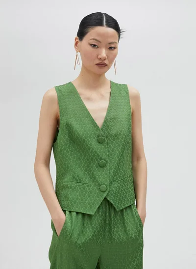 Lola Casademunt Jacquard waistcoat