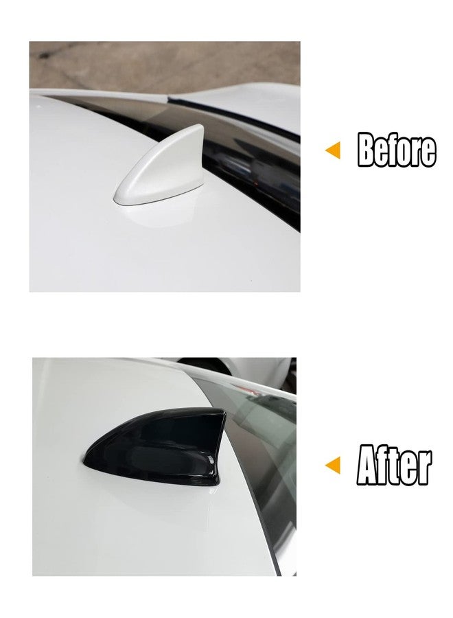 CKE Car Shark Fin Antenna Cover for Honda Civic 2022-2025 Sedan Hatchback Accessories - Black - Image 5
