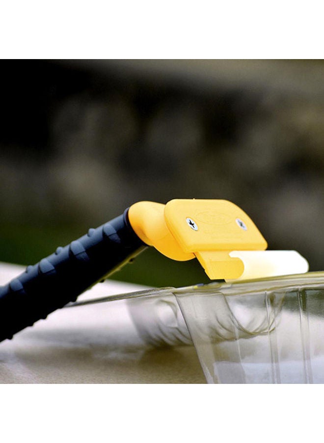 NIBEMINENT Pet De-Shedding Brush For Dogs Short Hair Yellow/Black 22x5x15cm - Image 4