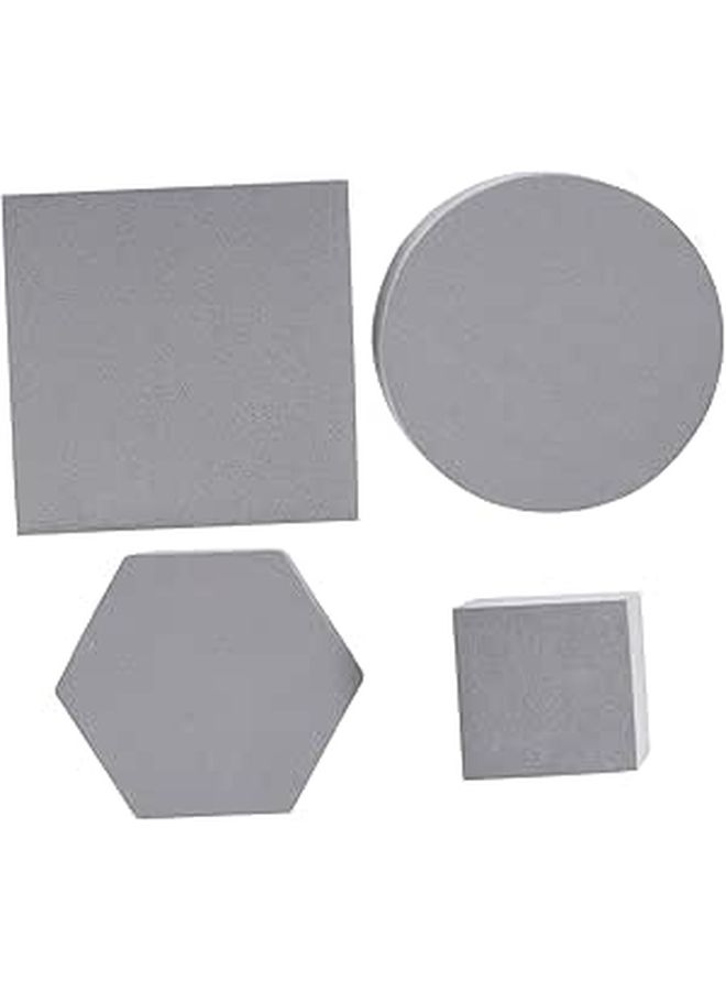 4Pcs Geometric Cube Foam Photography Props Background Blocks For Jewelry Cosmetics Makeup Storage And Display - Image 1