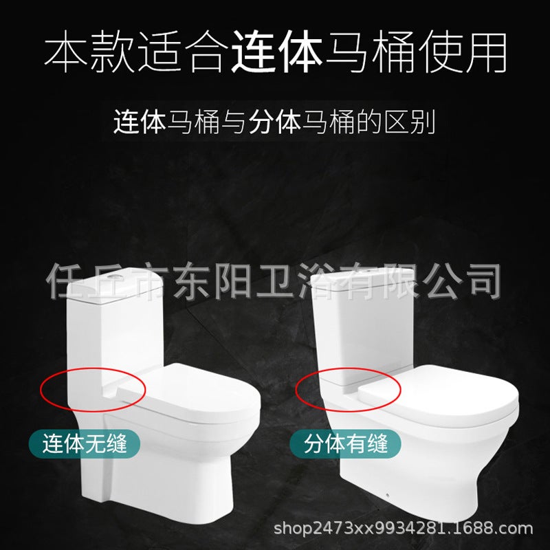 Toilet Water Tank Accessories Old Toilet Drain Valve Inlet Valve Universal Button Water Valve Outlet Complete Set - Image 3