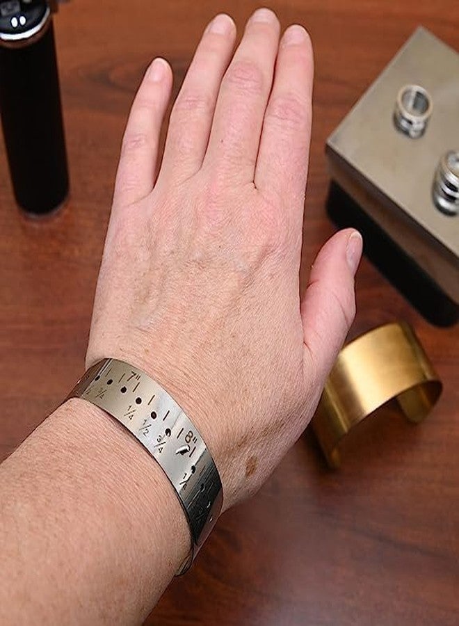 ATAR Jewelry Metric Bangle Bracelet Hand Wrist Metal Sizer Gauge Measure 5-8inch Jewellery Tool ATBG1 - Image 4
