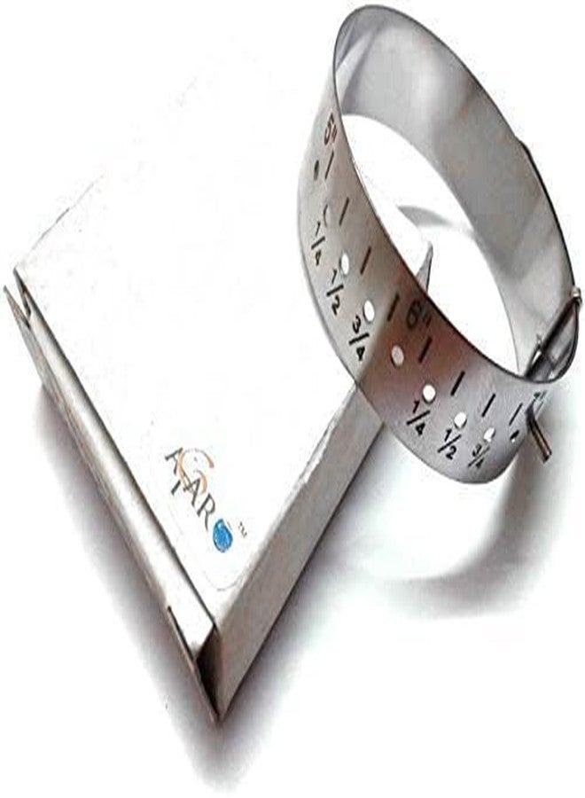 ATAR Jewelry Metric Bangle Bracelet Hand Wrist Metal Sizer Gauge Measure 5-8inch Jewellery Tool ATBG1 - Image 1
