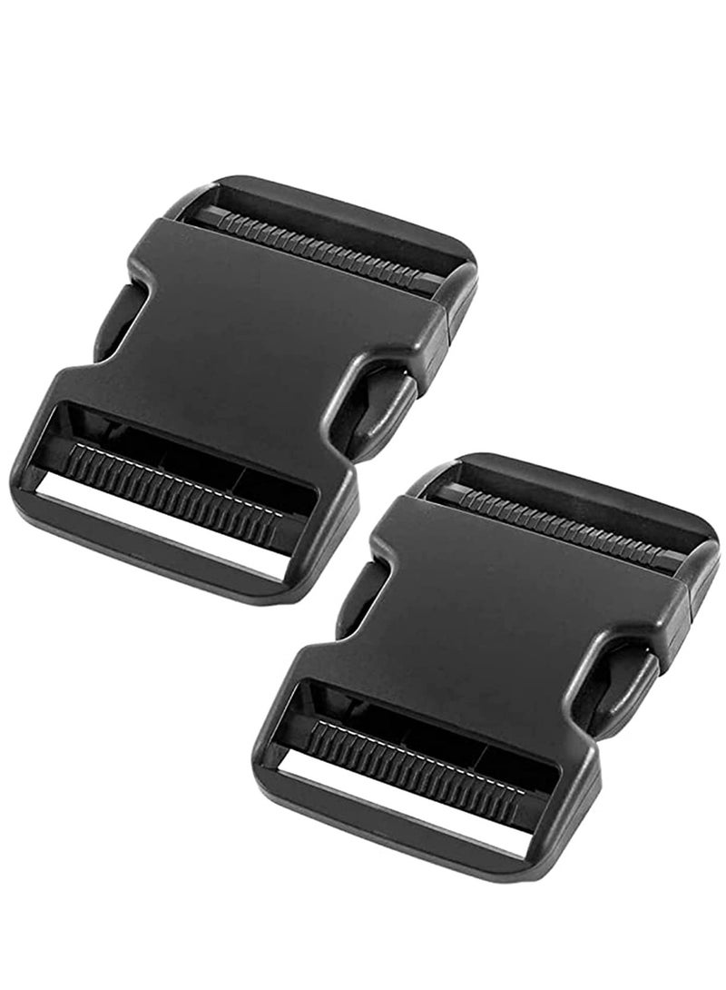 KASTWAVE 2" Plastic Buckle, Quick Side Release Buckles with Dual Adjustable, Clips Snaps, Clasp Military Grade - Image 1