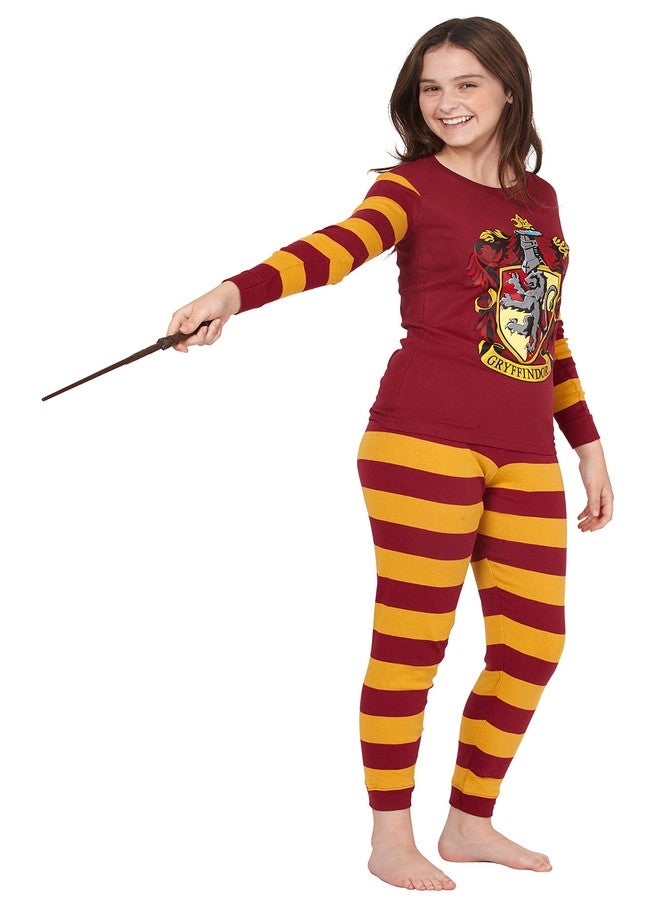 INTIMO Harry Potter Big Kids Gryffindor House Crest Costume Pajama Set (8) - Image 5