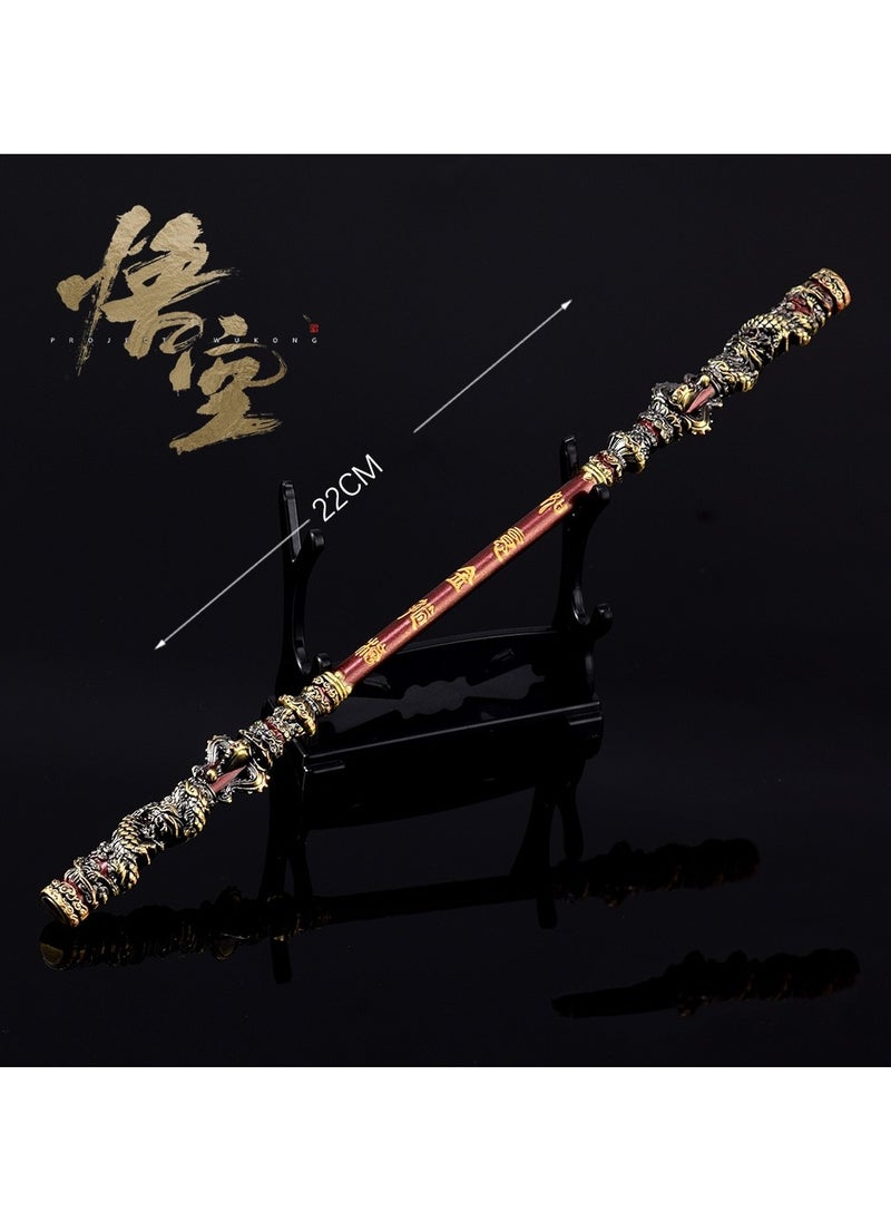 Wukong - "Black Myth Wukong" Ruyi Golden Hoop All-metal Crafts Ornaments Copper 22CM - Image 1